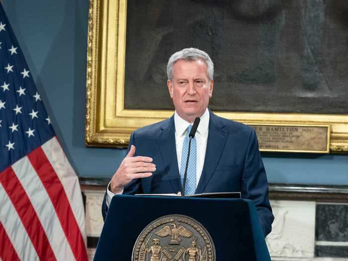 Before becoming mayor of New York, de Blasio was on the New York City Council and served as Public Advocate.