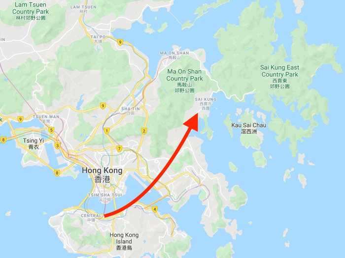 While he waits for an opportunity to continue to journey, Pedersen has been staying with a couple and their two boys in Sai Kung, a residential area known for its scenic beaches and hiking trails about an hour and 15 minutes outside of Central, Hong Kong