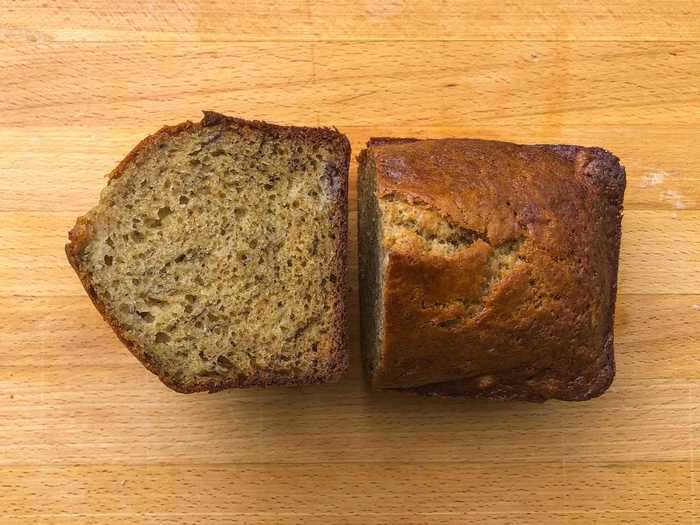 Adding more eggs makes for a spongey, less flavorful banana bread.