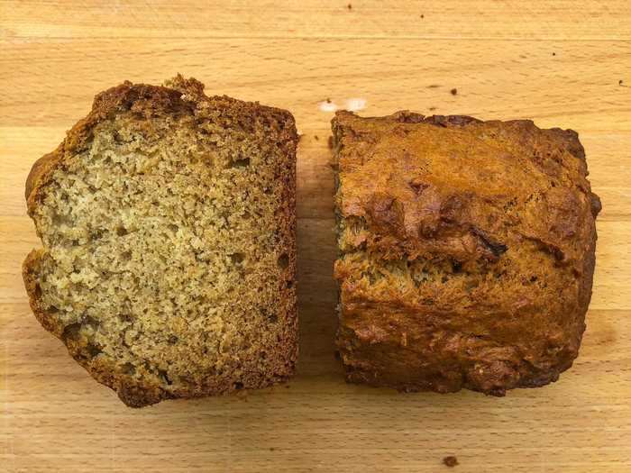 Using too much flour makes for an extra crumbly bread.