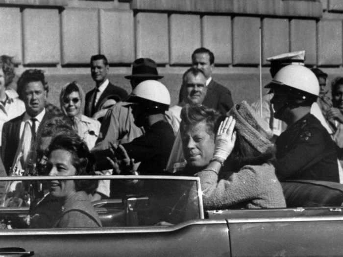 In 1963, President John F. Kennedy was assassinated in Texas.