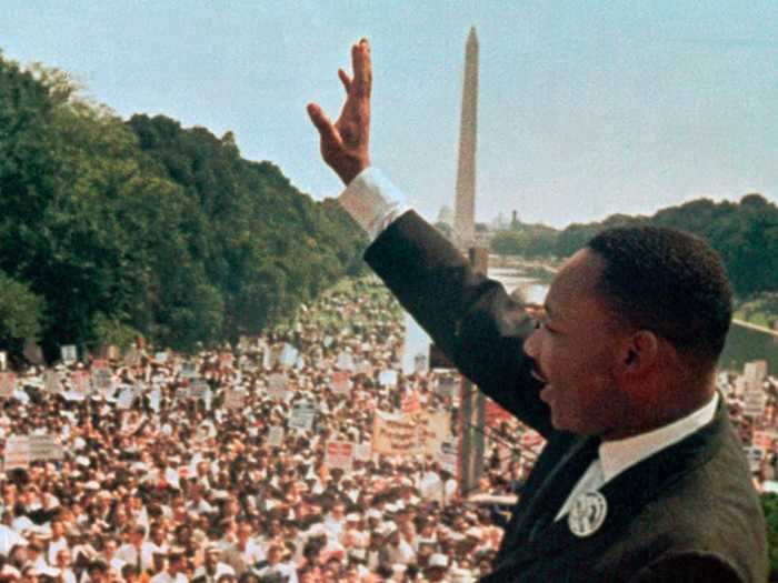 Martin Luther King, Jr. led his famous March on Washington in 1963.