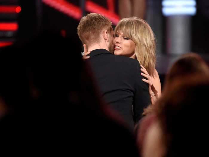 Swift collaborated with her then-boyfriend Calvin Harris to write "This Is What You Came For."