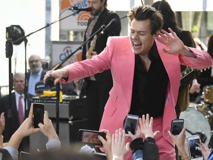 When he donated his Gucci rainbow shoes to a British-based LGBTQ and mental health charity.