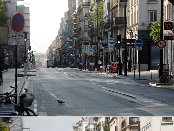 Restaurants, bars, and cafés have a 10-point list of regulations they must adhere to in order to reopen, according to France 24, such as staff having to wear masks and keeping customers at least three feet (one meter) apart.