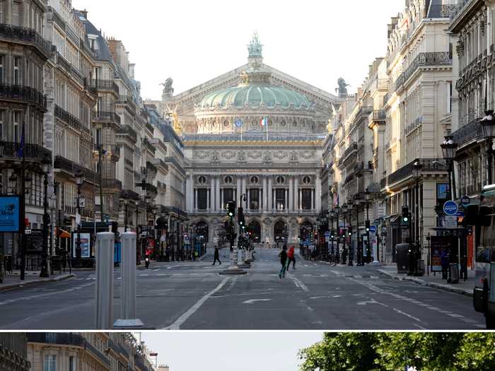 Paris is considered an "orange zone," and was thus only able to open outdoor seating, according to France 24.