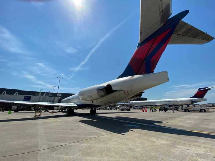 After flying nearly 1 billion passengers over 33 years, here the final two sit awaiting their fate.