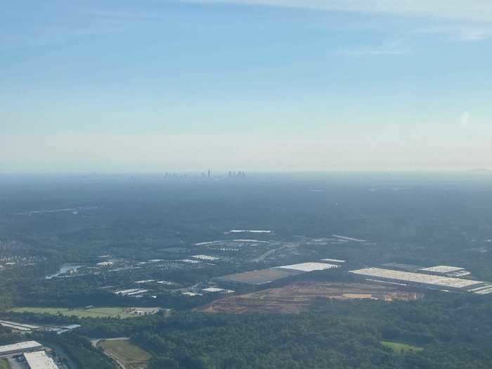 Just under two hours later, we arrived in Atlanta, Delta