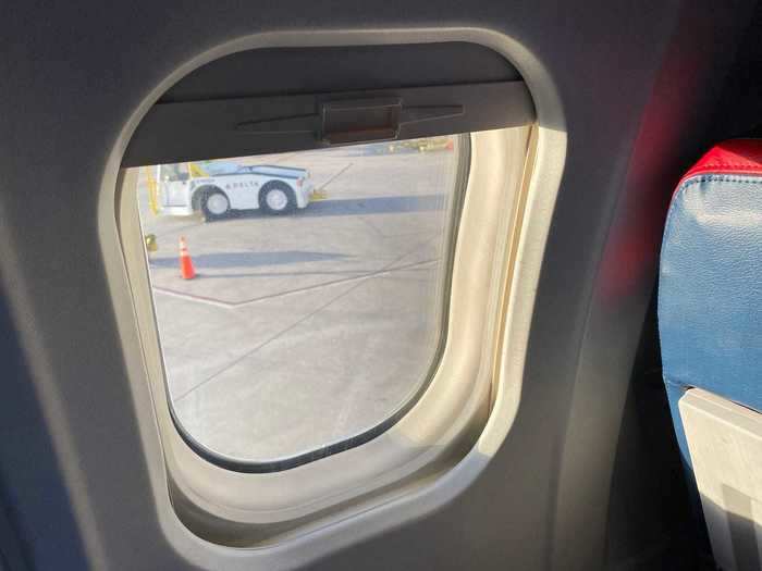 Even the windows were unique, with winged handles that once featured McDonnell Douglas branding before Delta retrofitted the interior.