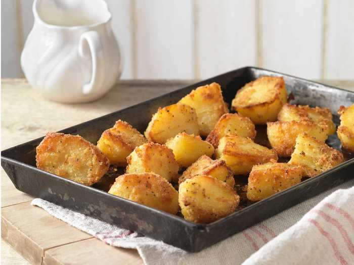 Roast potatoes are just done differently across the pond.