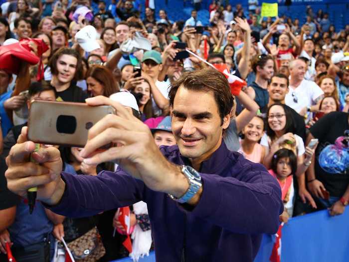 The majority of the $106.3 million Federer made over the last year is from endorsement deals and partnerships. He won $3 million in prize money from tennis tournaments in the first half of 2019 alone, bringing his career total prize winnings to more than $123 million.