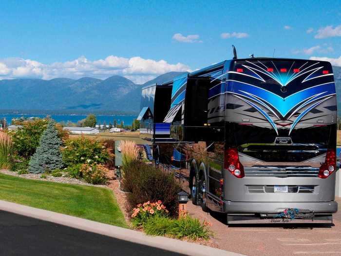 Polson Motorcoach & RV Resort in Polson, Montana, is also known for its scenic views.