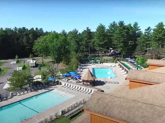 Normandy Farms in Foxborough, Massachusetts, is billed as a luxury resort for families.