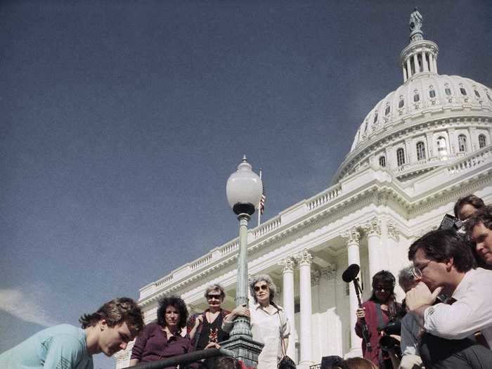 Around the same time, the disability rights movement began. Activists worked to end disability discrimination and institute more accessibility regulations.