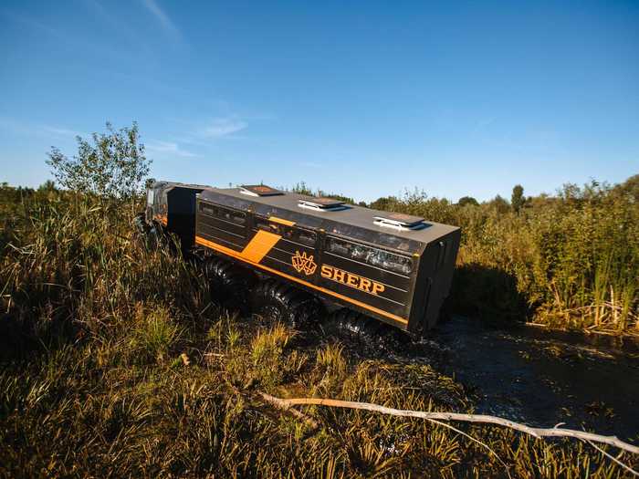 Not to mention, the Ark is capable of climbing over five-foot obstacles and tackling 40-degree grades.