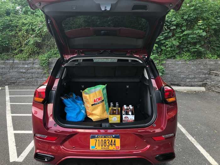 ... And the Encore can easily handle grocery runs.