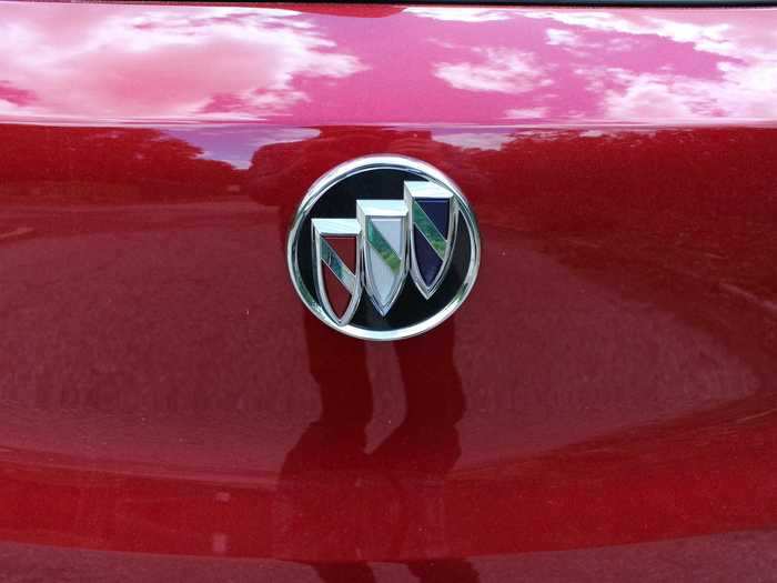 The tri-shield is as proud on the liftgate as it is on the front grille. Buick, after all, was the original General Motors brand.