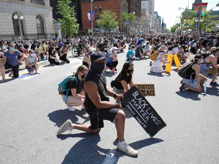 The death of Regis Korchinski-Paquet, a black woman, sparked protests in Canada, per CBC News. Korchinski-Paquet reportedly fell from her balcony on June 3 when police officers were investigating an incident in her building.