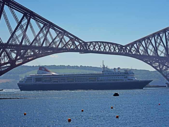 The Braemar, also operated by the Fred Olsen Cruise Lines, is on its way to join them.