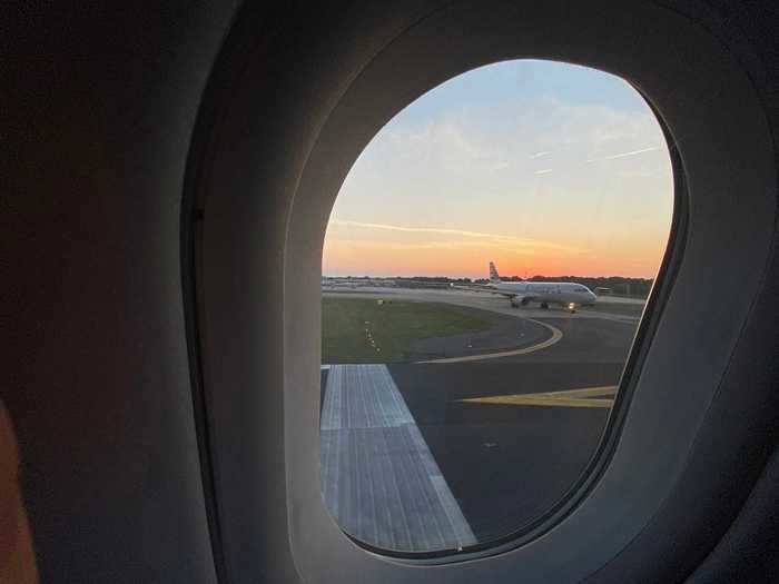 I was able to get my seat changed at the gate to an empty row and moved over to the window. Another passenger who was seated a few rows ahead in the middle moved to the aisle seat in my row after boarding.