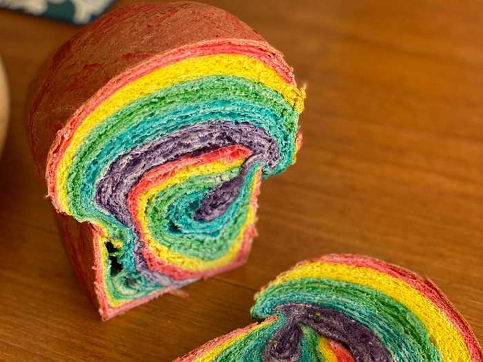 Rainbow bread