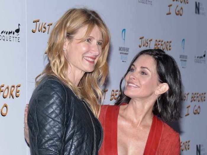 Courteney Cox and Laura Dern