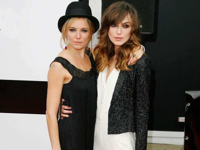 Sienna Miller and Keira Knightley