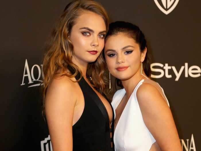 Selena Gomez and Cara Delevingne