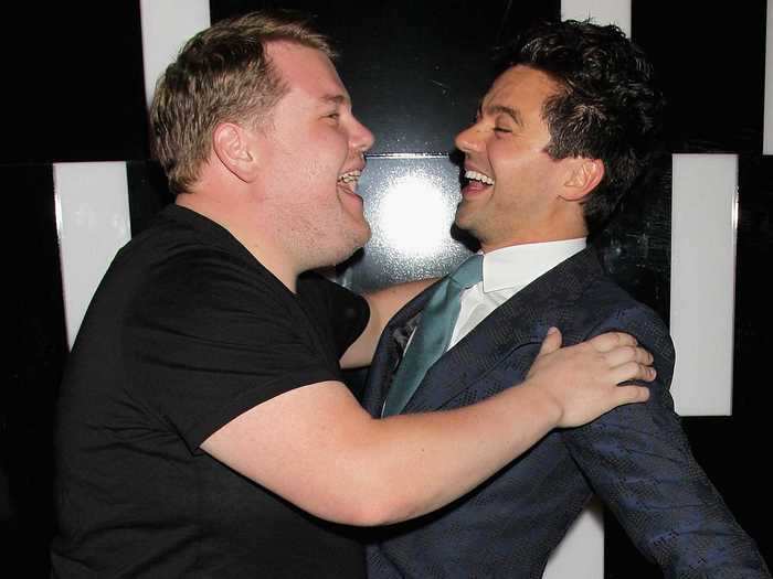 James Corden and Dominic Cooper