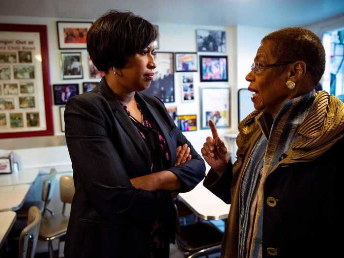 In her first term in office, Bowser worked to address a dramatic rise in homicides in the nation