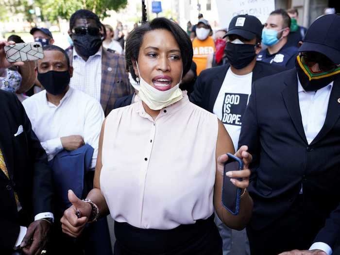 “There was a dispute this week about whose street it is, and Mayor Bowser wanted to make it abundantly clear whose street it is and honor the peaceful demonstrators who assembled Monday night,” said John Falcicchio, the mayor’s chief of staff.