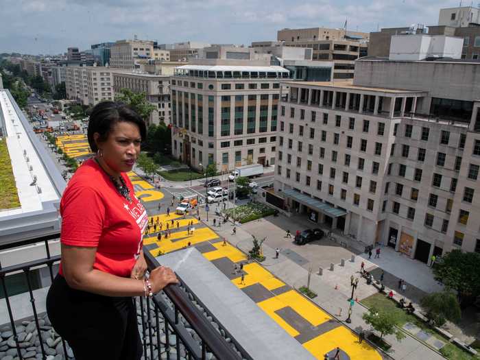 Muriel Bowser, the mayor of Washington, DC, recently renamed a street in front of the White House "Black Lives Matter Plaza" and had the protest slogan painted on the street in massive yellow letters.