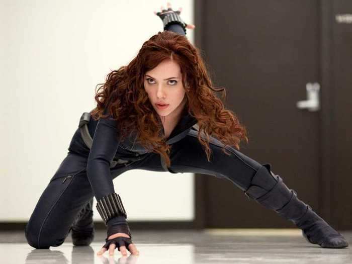 During her first appearance in "Iron Man 2," Natasha goes by the alias Natalie Rushman.