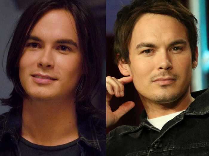 Tyler Blackburn played teenager Caleb Rivers when he was 23 years old.
