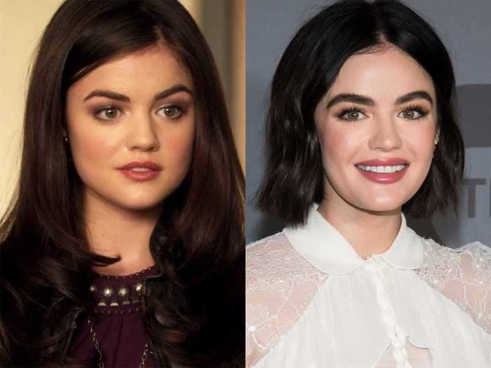 Lucy Hale played 16-year-old Aria Montgomery when she was 20.