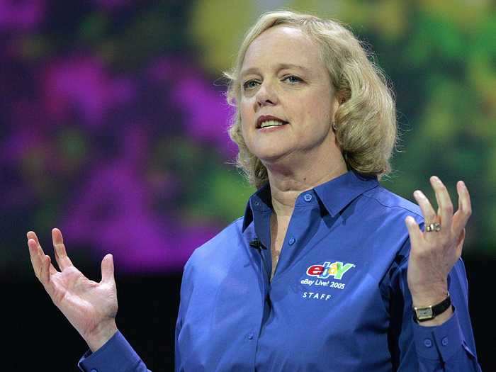 Quibi CEO Meg Whitman, once a Republican, donated $2,800.