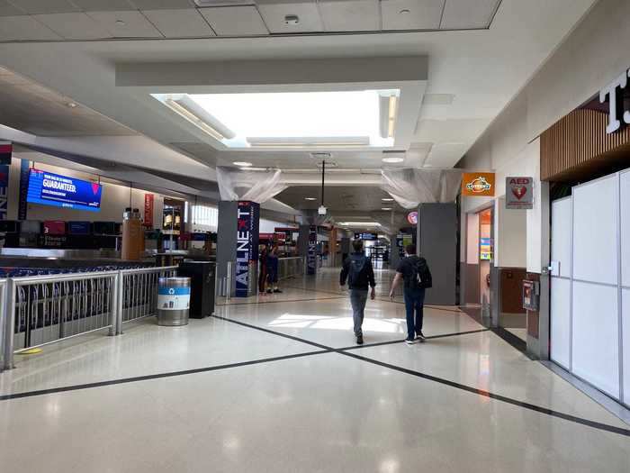 The airport states that it placed over 300 hand sanitizer stations at the airport but they were hard to find, I didn