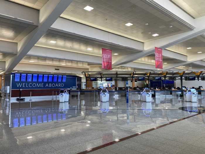 While initially surprised that such a busy airport would have a laissez-faire policy, my concerns were lessened once I stepped foot in the airport and saw it virtually empty.