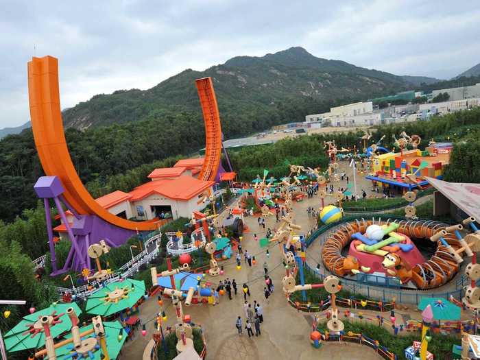 2012 - 2013: Toy Story Land became one of the most popular areas of Hong Kong Disneyland.