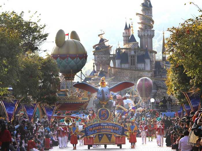 2010 - 2011: Hong Kong Disneyland took parades to a new level around this time.