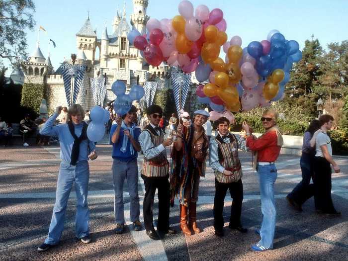 1980 - 1984: Posing with balloons in front of Cinderella Castle was becoming a common practice.