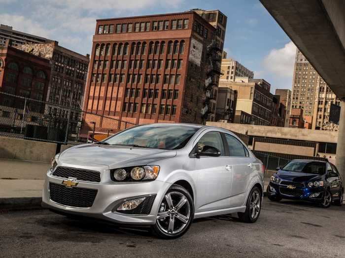 3. Chevrolet Sonic compact sedan