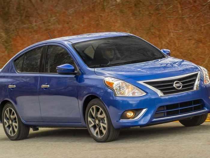 8. Nissan Versa