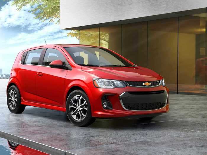 13. Chevrolet Sonic hatchback