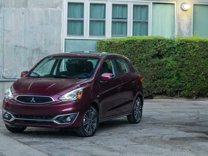 15. Mitsubishi Mirage hatchback