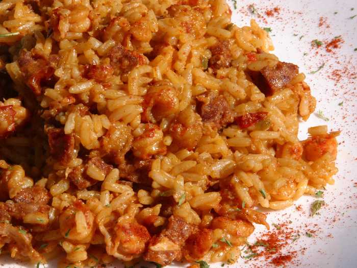 Cajun rice is a cheap and filling way to enjoy ground beef.