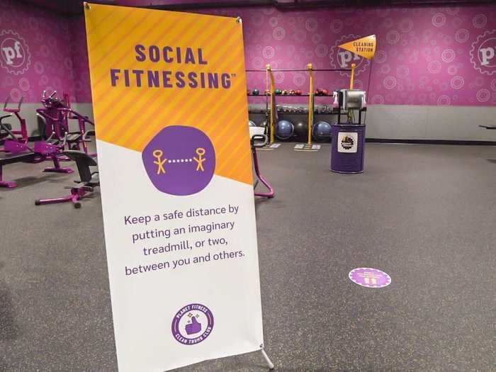 Your gym may ask you to help in the cleaning process by providing more cleaning stations.