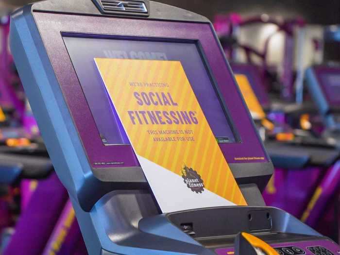 The floor plan of your gym may be different and some machines will be unplugged to ensure social distancing.