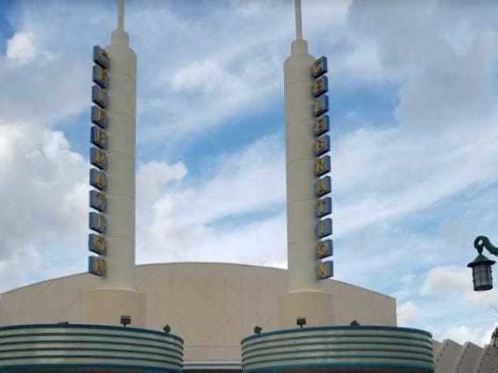 The town also has a massive, retro-style movie theater that has been closed for a decade.