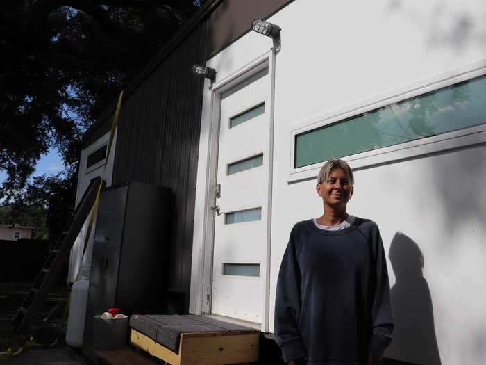 Misty Gilley, a tiny house owner in Orlando, said she was also screwed over by her builder.